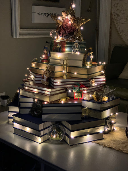 Our First Book Christmas Tree & A Pretty Literate Ornament Contest!